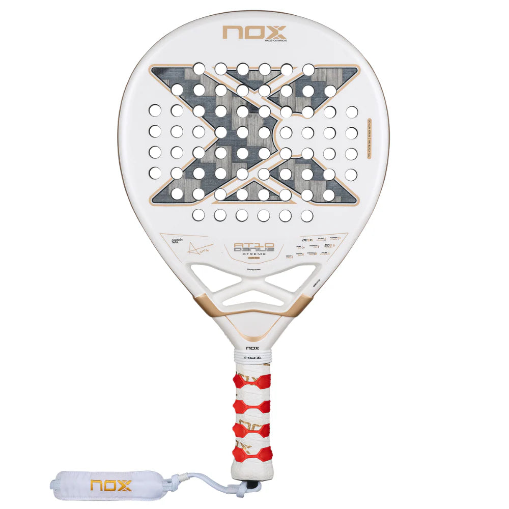 Pala de Padel Nox AT10 Genius 12K Alum XTREM +Overgrip + Protector