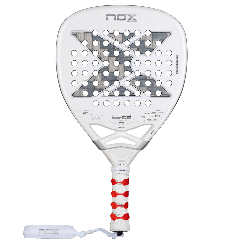 Pala de Padel Nox AT10 Genius 12K Alum XTREM  +Overgrip + Protector